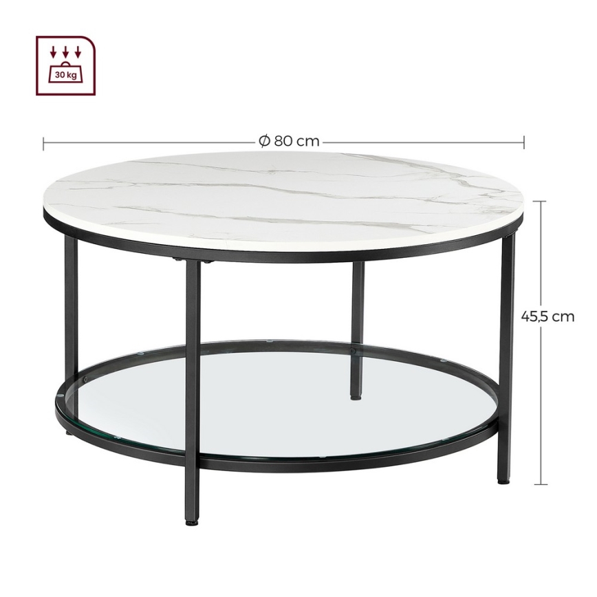 SID Coffee Table, White