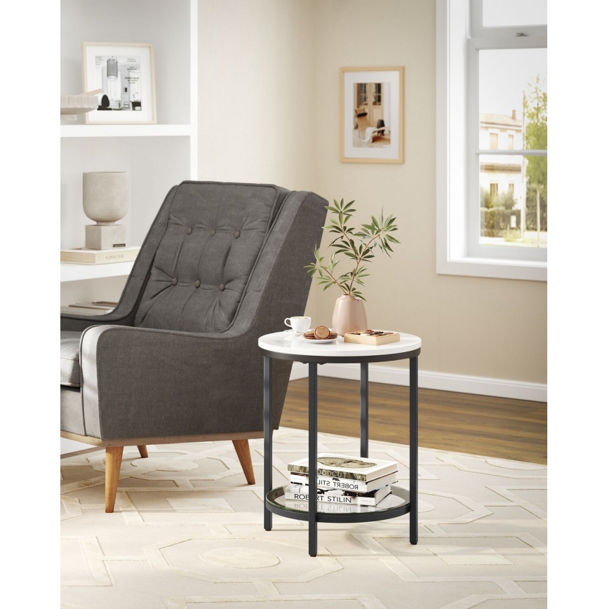 SID Side Table – Black/White