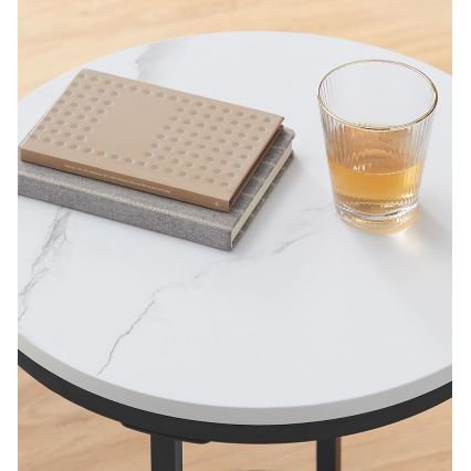 SID Side Table – Black/White