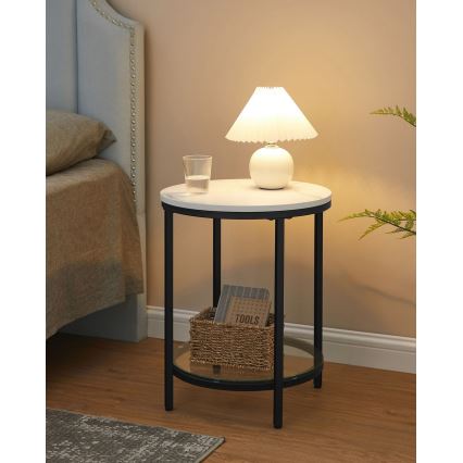 SID Side Table – Black/White
