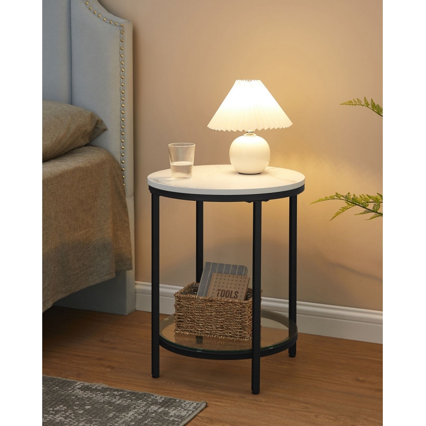 SID Side Table – Black/White
