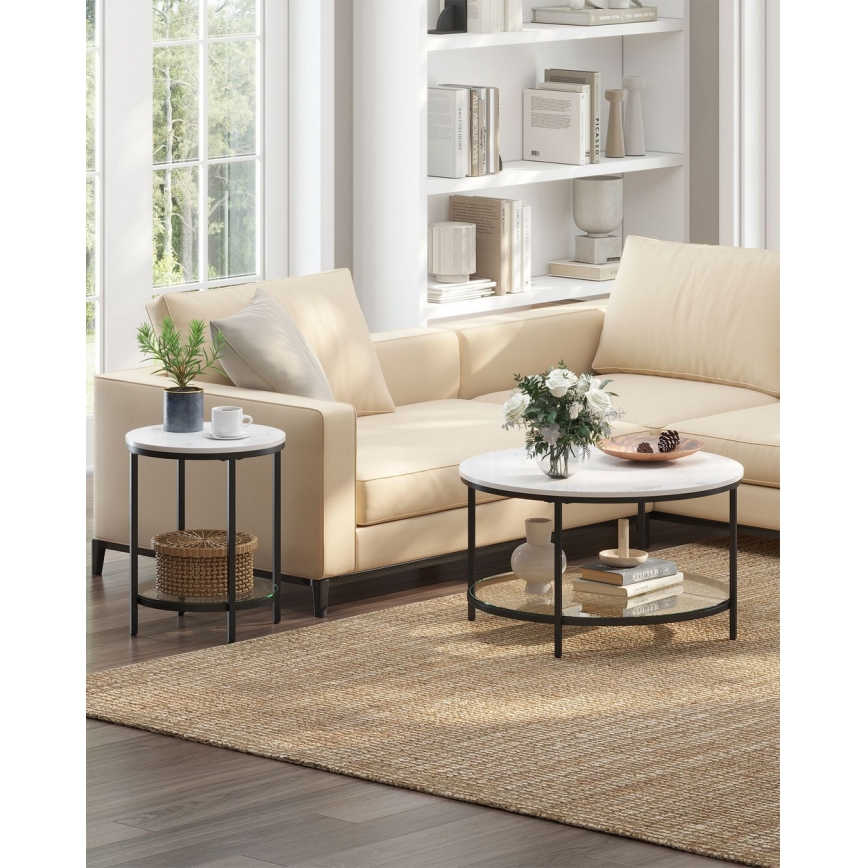 SID Side Table – Black/White