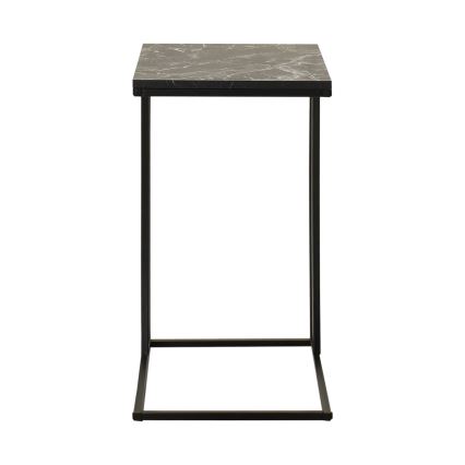 Side table 65x35 cm black