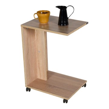 Side table 65x35 cm brown