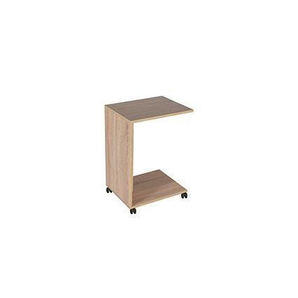 Side table 65x35 cm brown