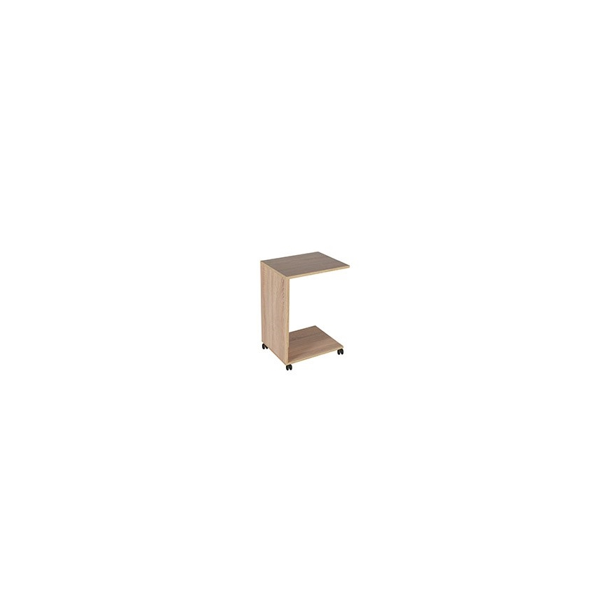 Side table 65x35 cm brown
