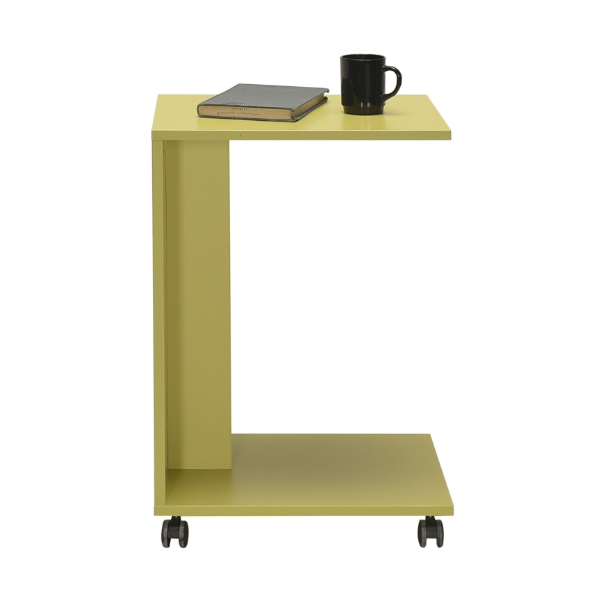 Side table 65x35 cm green