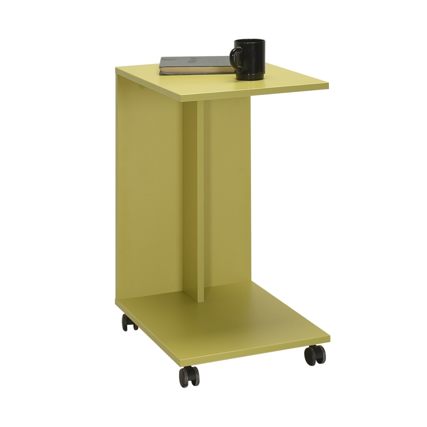 Side table 65x35 cm green