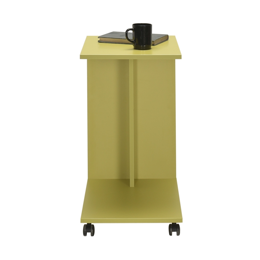 Side table 65x35 cm green