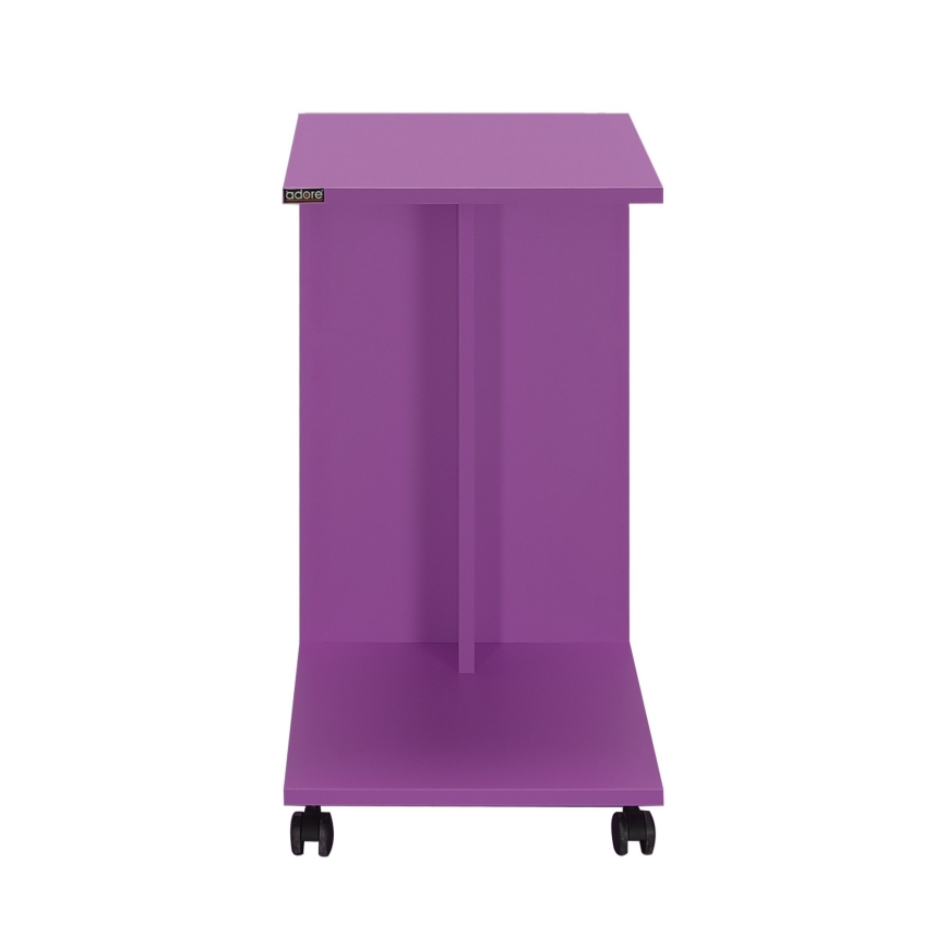 Side table 65x35 cm purple