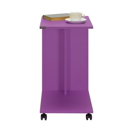 Side table 65x35 cm purple