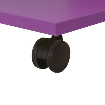 Side table 65x35 cm purple