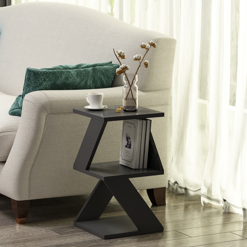 Side table ALBENI 50x30 cm anthracite