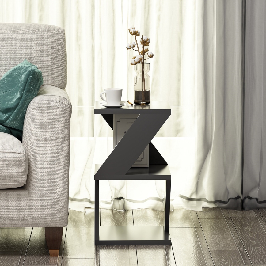 Side table ALBENI 50x30 cm anthracite