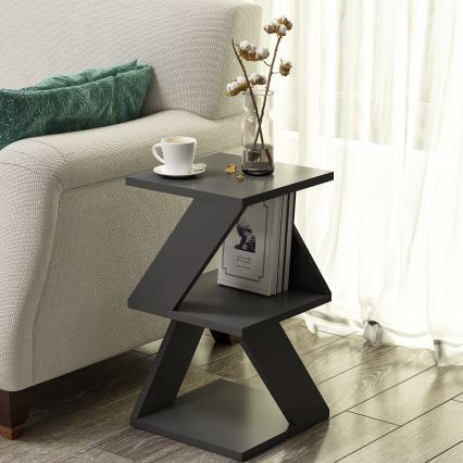 Side table ALBENI 50x30 cm anthracite