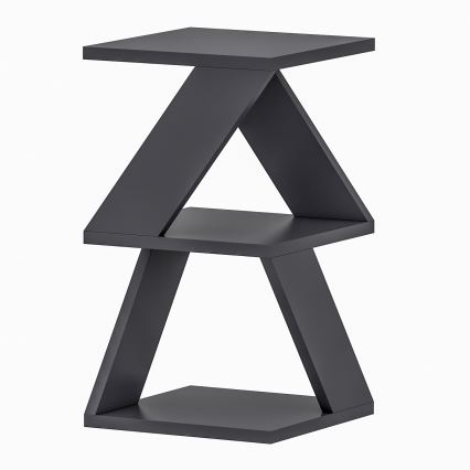 Side table ALBENI 50x30 cm anthracite