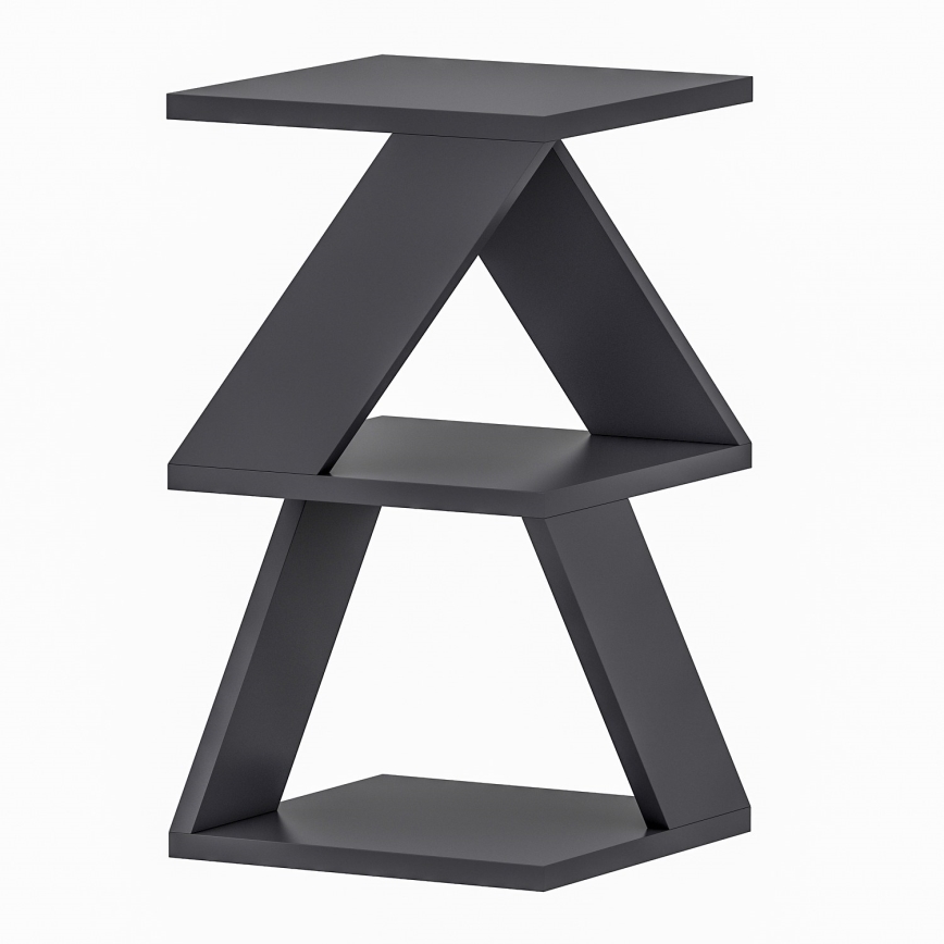 Side table ALBENI 50x30 cm anthracite