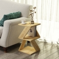 Side table ALBENI 50x30 cm brown