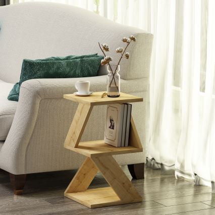 Side table ALBENI 50x30 cm brown