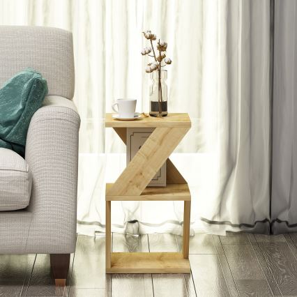 Side table ALBENI 50x30 cm brown