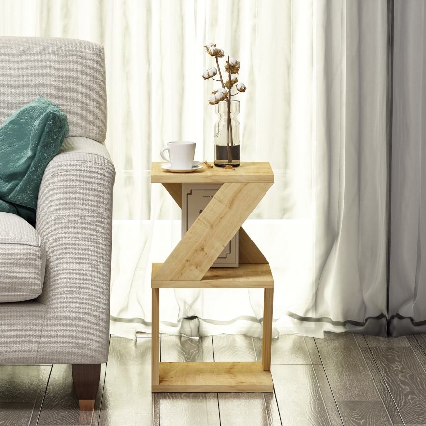 Side table ALBENI 50x30 cm brown