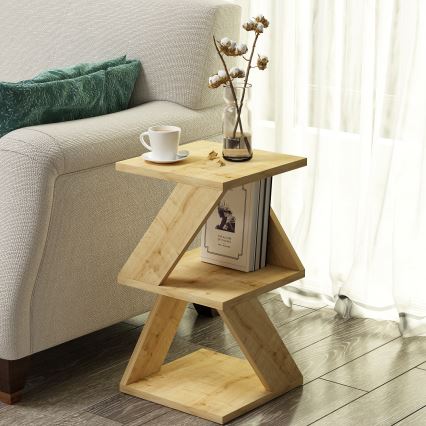 Side table ALBENI 50x30 cm brown