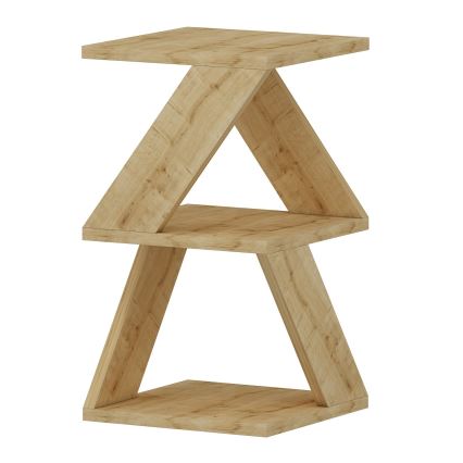 Side table ALBENI 50x30 cm brown