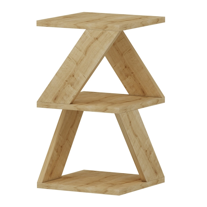 Side table ALBENI 50x30 cm brown