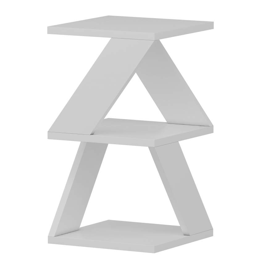 Side table ALBENI 50x30 cm white
