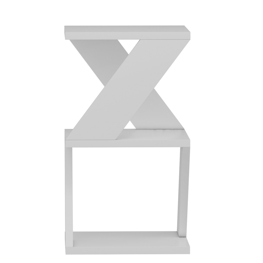 Side table ALBENI 50x30 cm white
