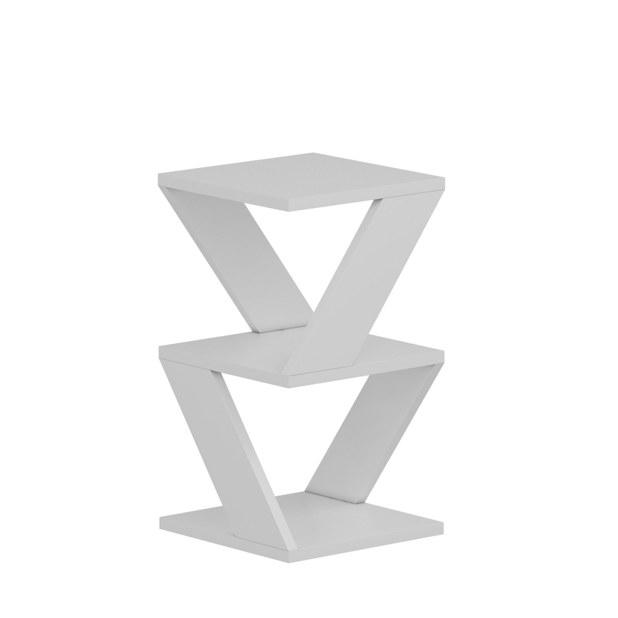 Side table ALBENI 50x30 cm white