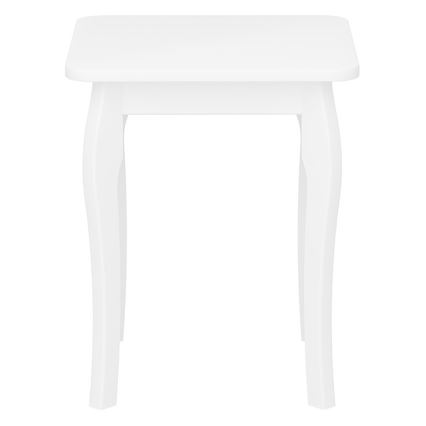 Side table BAROQUE 45,6x39 cm white