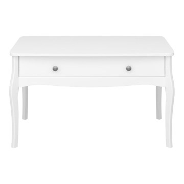 Side table BAROQUE 55x96,5 cm white