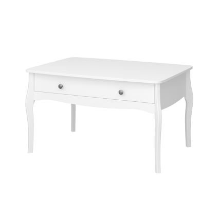 Side table BAROQUE 55x96,5 cm white