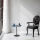Side table CHILL 50x50 cm black/blue