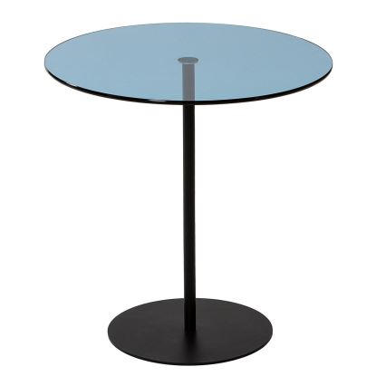 Side table CHILL 50x50 cm black/blue