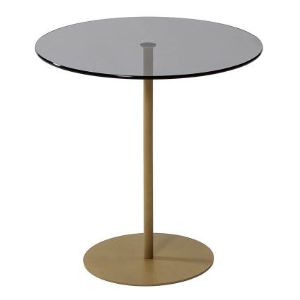 Side table CHILL 50x50 cm gold/black