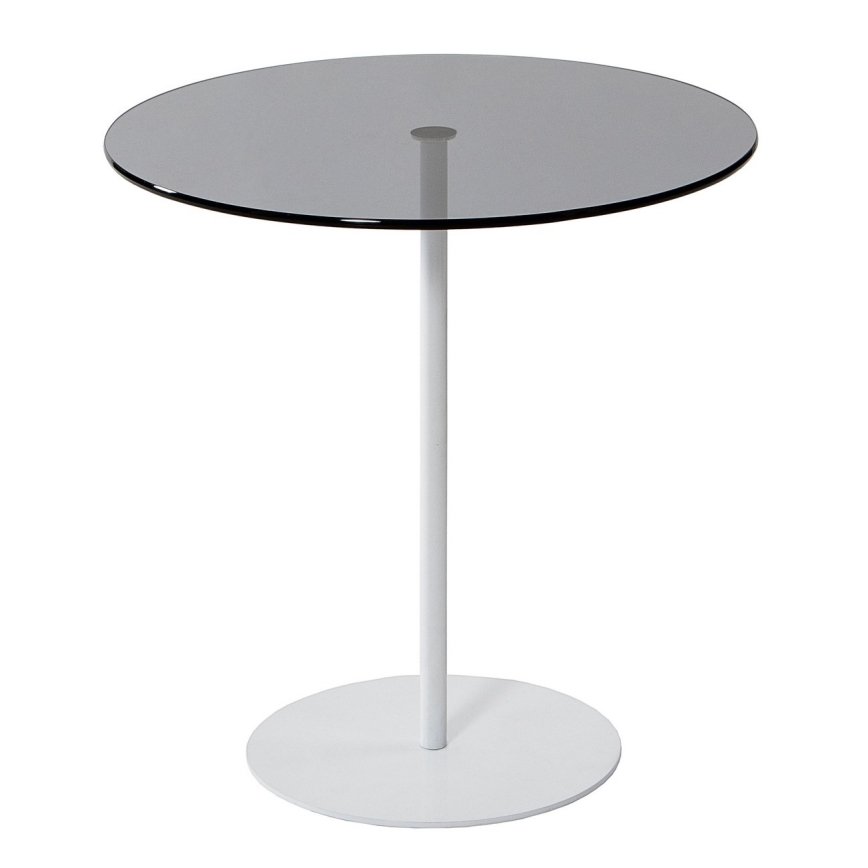 Side table CHILL 50x50 cm white/black