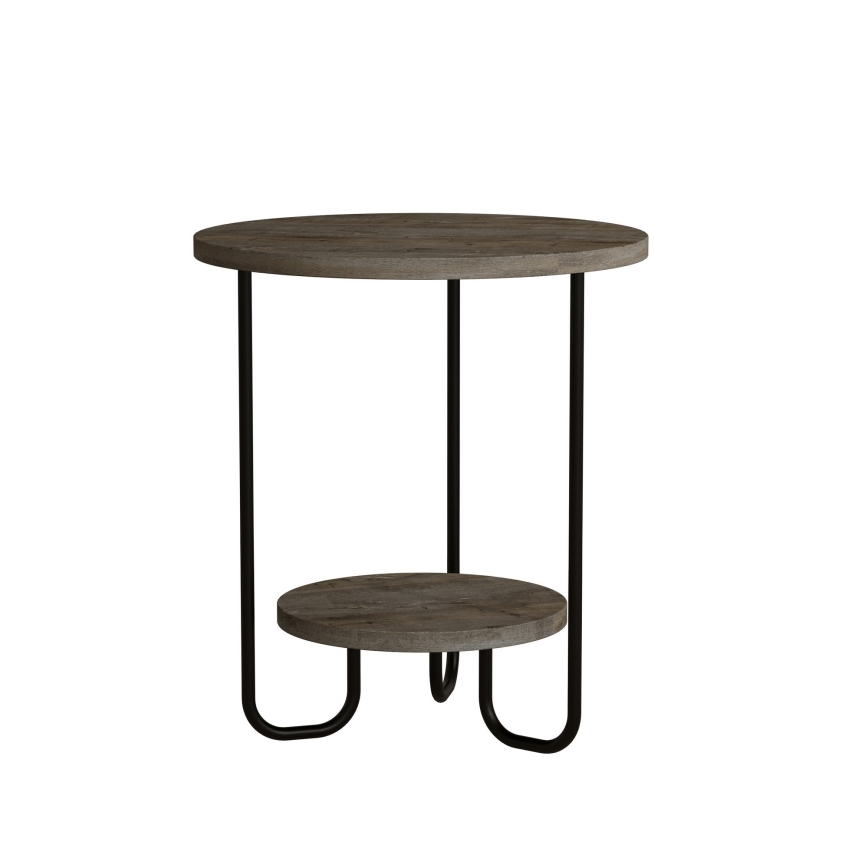 Side table CORRO 45x40 cm brown