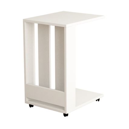 Side table EDI 60x37 cm white