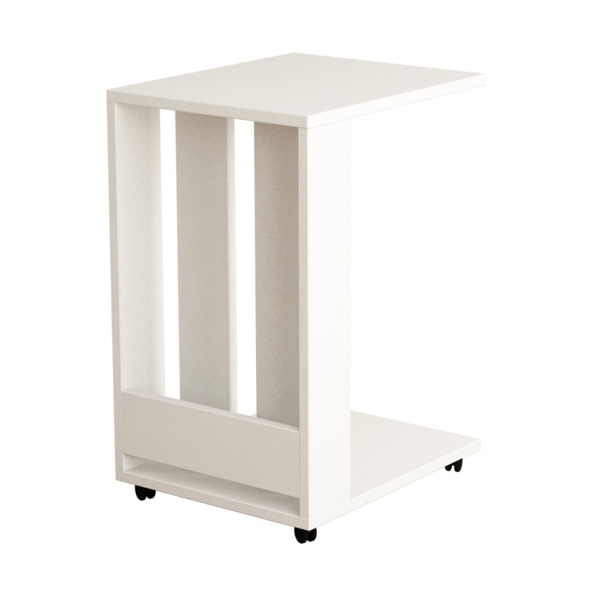 Side table EDI 60x37 cm white