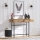Side table ESTA 86x100 cm brown