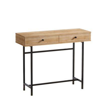 Side table ESTA 86x100 cm brown