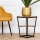 Side table EXPAND 57x40 cm black/brown