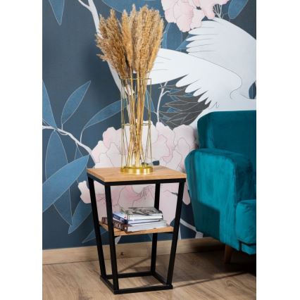 Side table EXPAND 57x40 cm black/brown