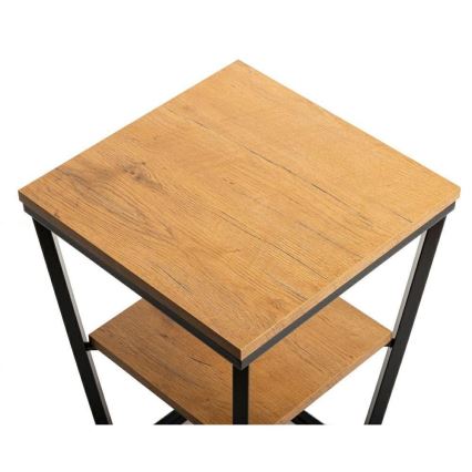 Side table EXPAND 57x40 cm black/brown