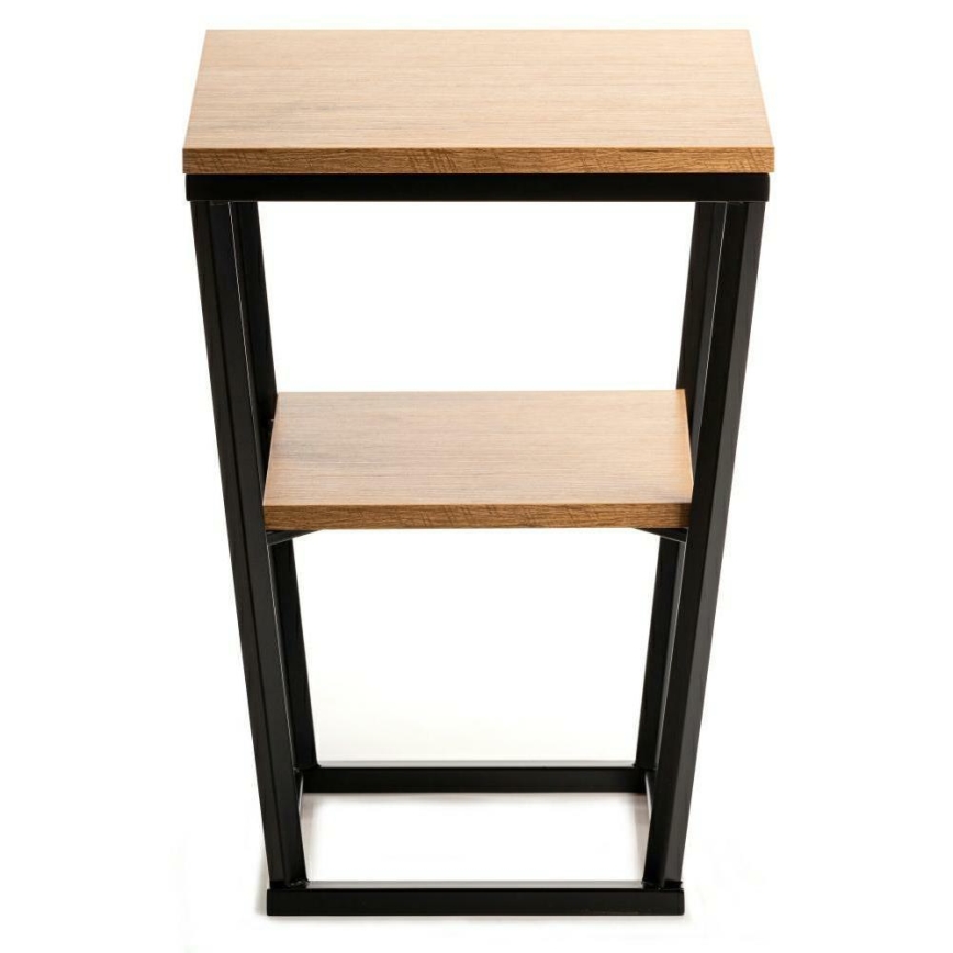 Side table EXPAND 57x40 cm black/brown