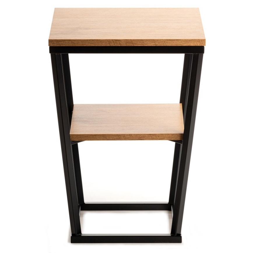 Side table EXPAND 57x40 cm black/brown