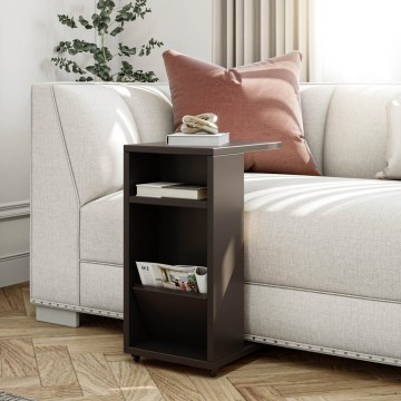 Side table FILINTA 63x40 cm anthracite