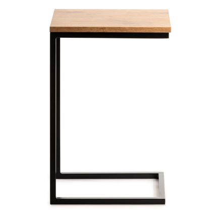 Side table HELPER 57x40 cm black/brown